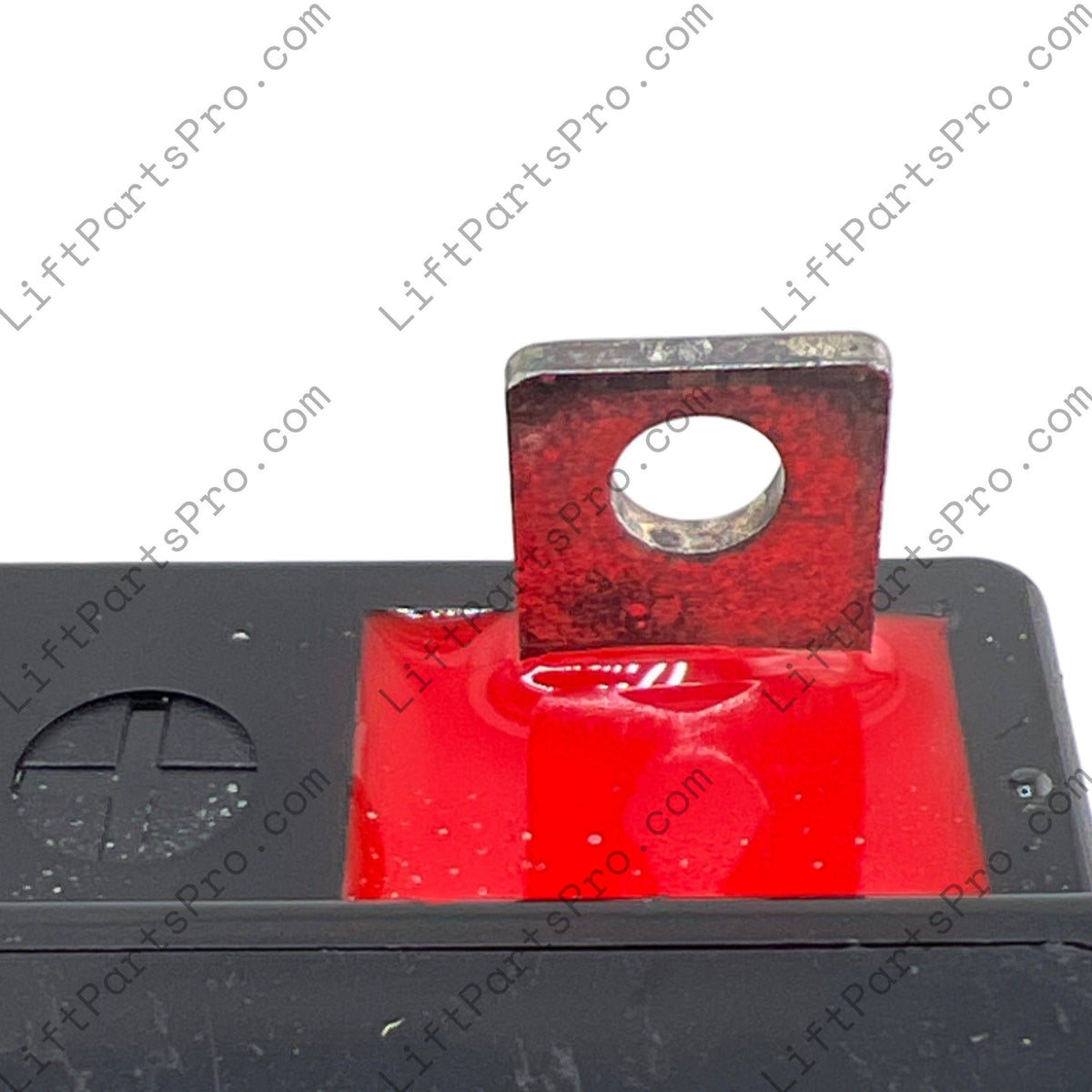 Savaria Battery Pack #771001 Close-Up of Terminal Type NB (Nut & Bolt)