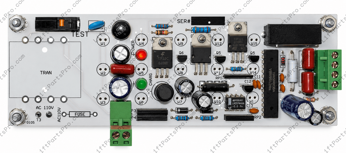 Emergency Light Circuit Board #106068 for Savaria & Concord Elevators
