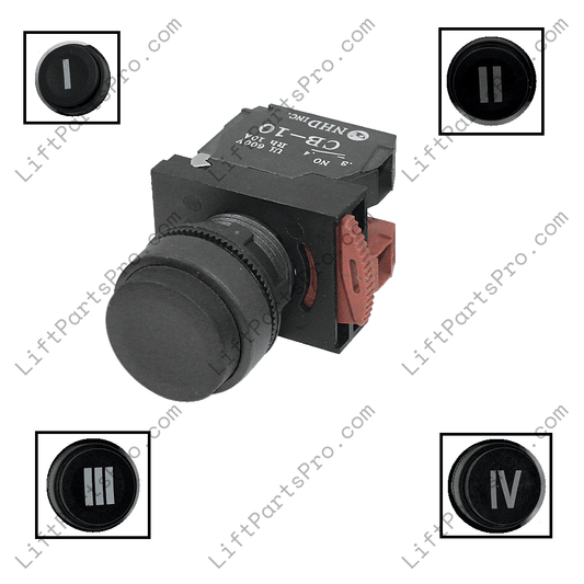Savaria Concord Round Push Button NPB22-E