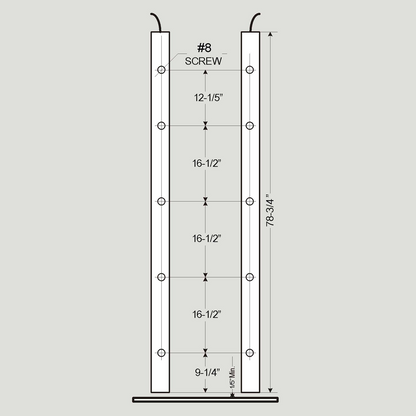 Light Ray Pair for Savaria LU/LA and Other Commercial Elevators