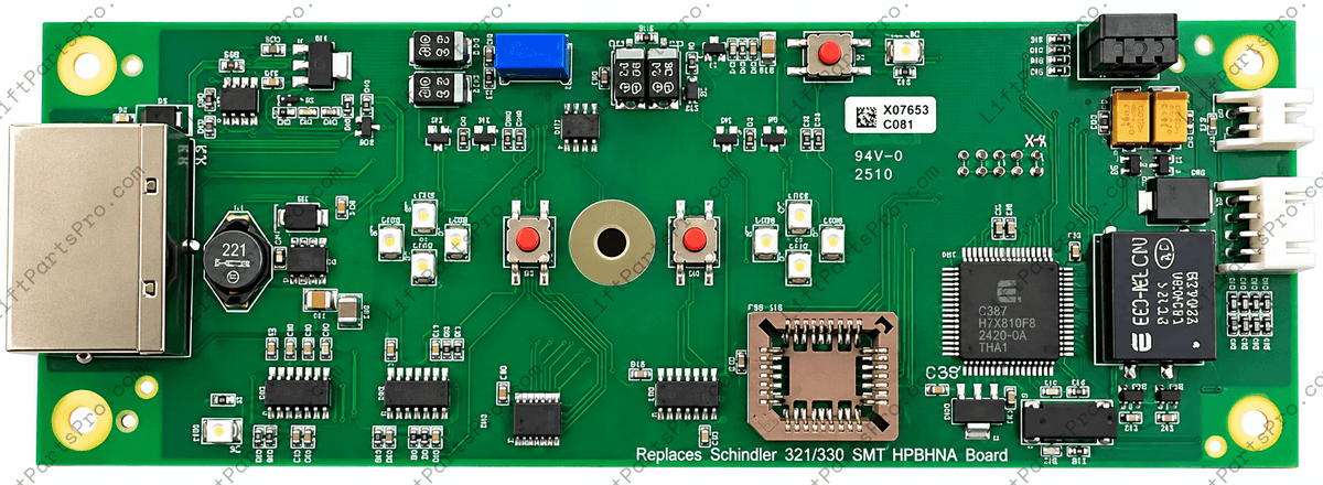 New Aftermarket HPBHNA Replacement for #222837 Schindler Hall Station Button Board