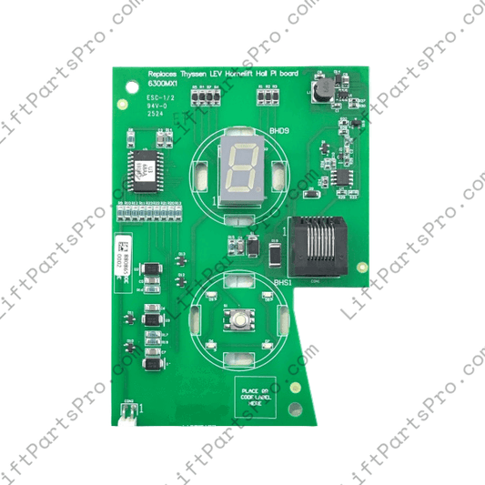 Hall Call Position Indicator Circuit Board for Thyssen LEV Elevators #6300MX1