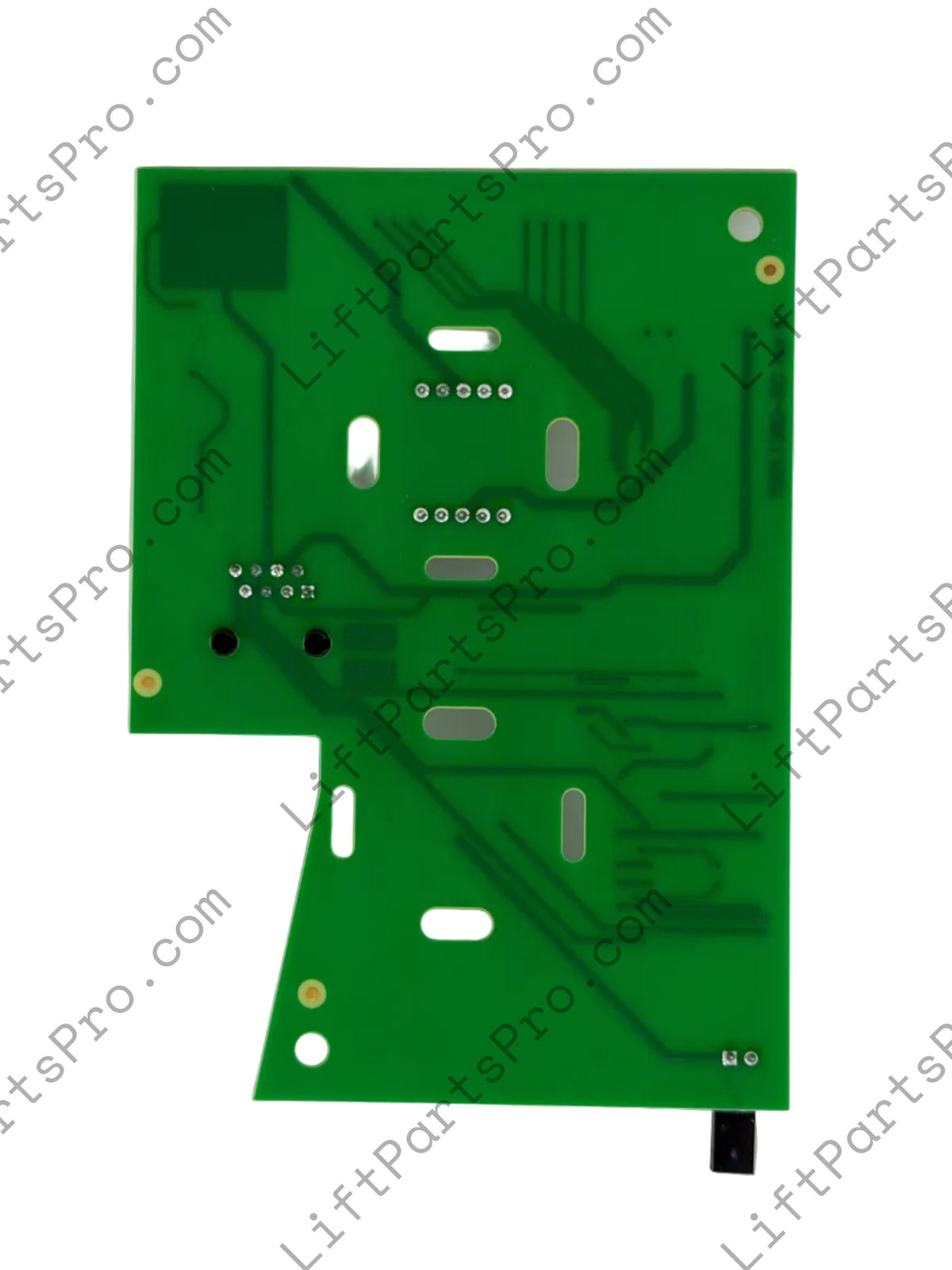 Reverse side of Hall Call Position Indicator Circuit Board for Thyssen LEV Elevators #6300MX1