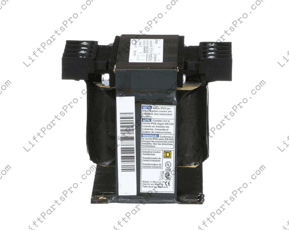 Control Power Transformer for Matot Dumbwaiter 100 Series – 240/480V to 120V, 300VA, Single Phase