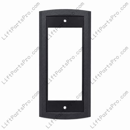 Front view of 141HJ8 Faceplate Frame Trim for ThyssenKrupp Elevator 8503AN_3 Fire Service Call Stations 9762300