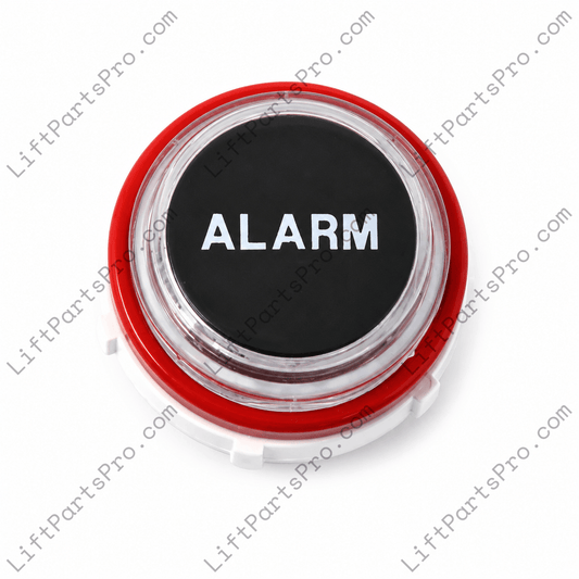 Alarm Pushbutton for ThyssenKrupp ISIS Elevator COPs using 680BB9 or 9712635