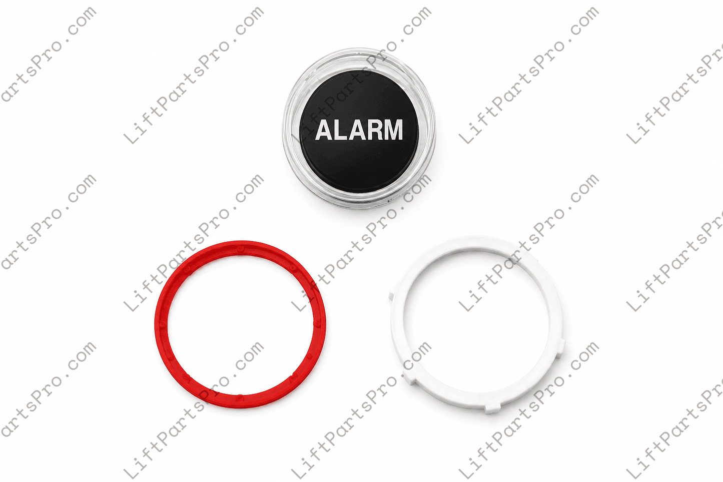 Alarm Pushbutton for ThyssenKrupp ISIS Elevator COPs using 680BB9 or 9712635