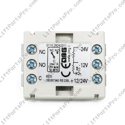 Blank Push Button DMG Contact 18080540.REDBL for ThyssenKrupp ISIS Elevators