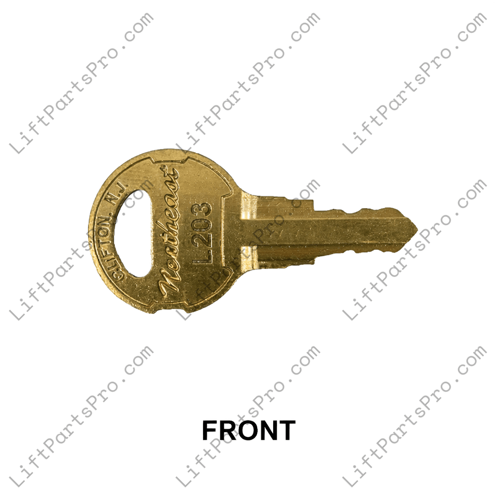 ThyssenKrupp Dover L203 Elevator Key for ISIS & Aurora Fixtures 9724310 KM51113970