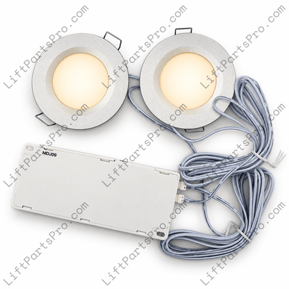 LED light kit to upgrade ThyssenKrupp Access LEV elevators to an LED solution. Replaces legacy 2122218.