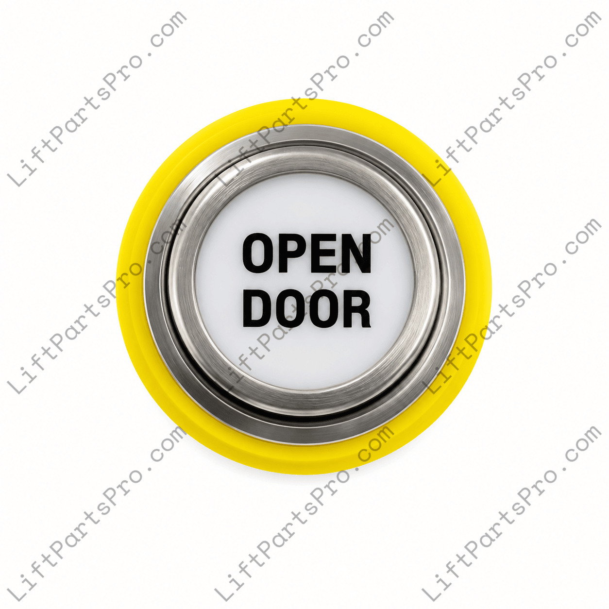 Thyssenkrupp 680BV Hydraulic Elevator COP Push Button with OPEN DOOR marking.