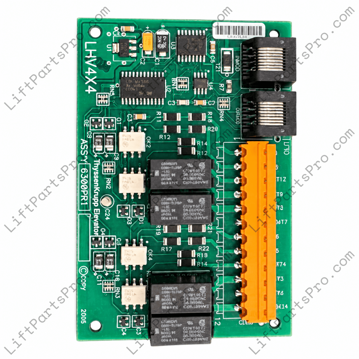 ThyssenKrupp TAC32 LON High LHV4X4 circuit board 6300PR1