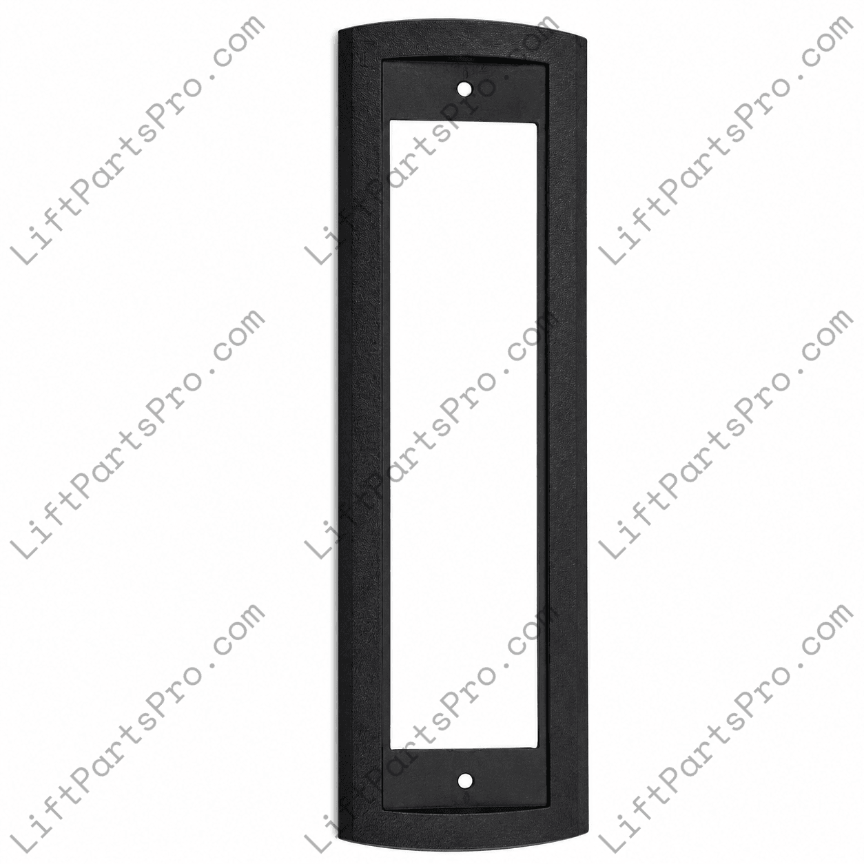 12-1/4" x 3-1/2" elevator hall station trim frame #141HH1 for ThyssenKrupp Signa4 signal fixtures, commonly used around fire service hall station assemblies.