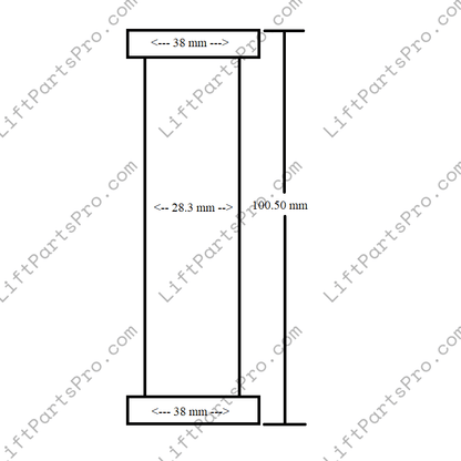 Waupaca Flexi-Lift LEV Square Rail Guide Shoe Insert