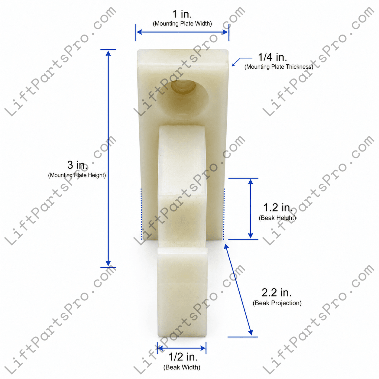 Waupaca EMI-III EMI-3 Lock Beak Keeper Latch Hook A4-000915