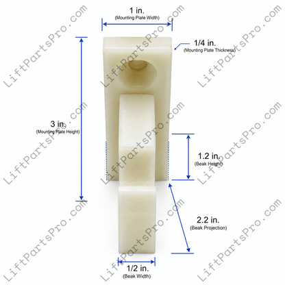 Waupaca EMI-III EMI-3 Lock Beak Keeper Latch Hook A4-000915