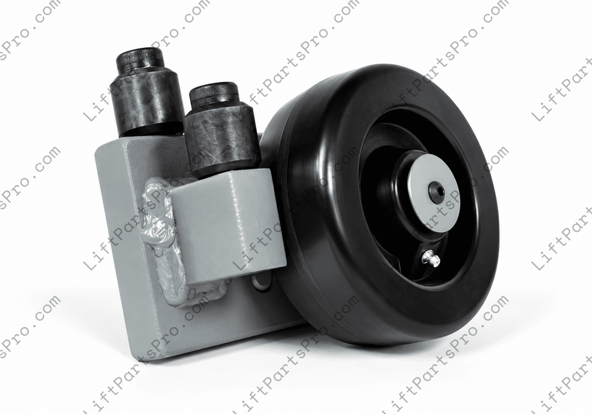 Left Hand Lower Wheel Block Assembly for Wildeck Vertical Reciprocating Conveyors