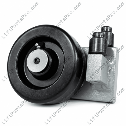 Right Hand Lower Wheel Block Assembly for Wildeck Vertical Reciprocating Conveyors