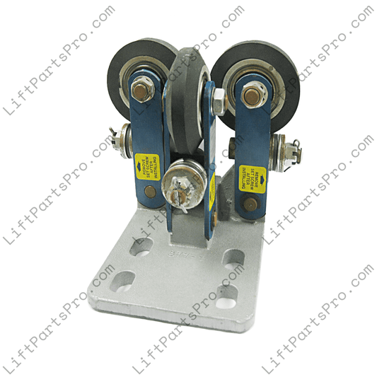 Hollister Whitney Model 377 Elevator Rail Guide Roller Assembly 377-1