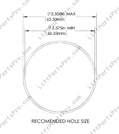 Elevator Cab Recessed Puck Light - 2.5" - Symmetry and Others