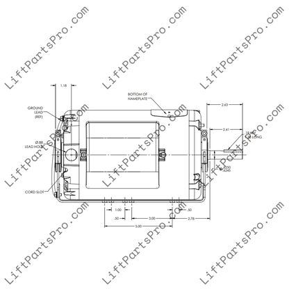 ThyssenKrupp Access Porch-Lift 3/4HP Motor Replacement 53250 53081